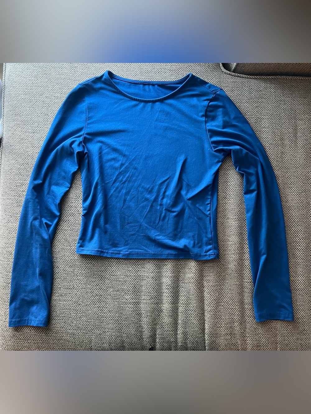 Blue Long-Sleeve top